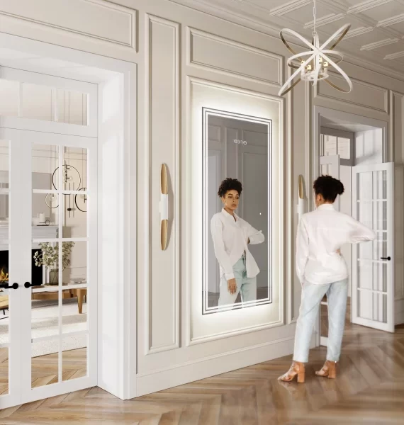 Oglinda verticala de perete F008